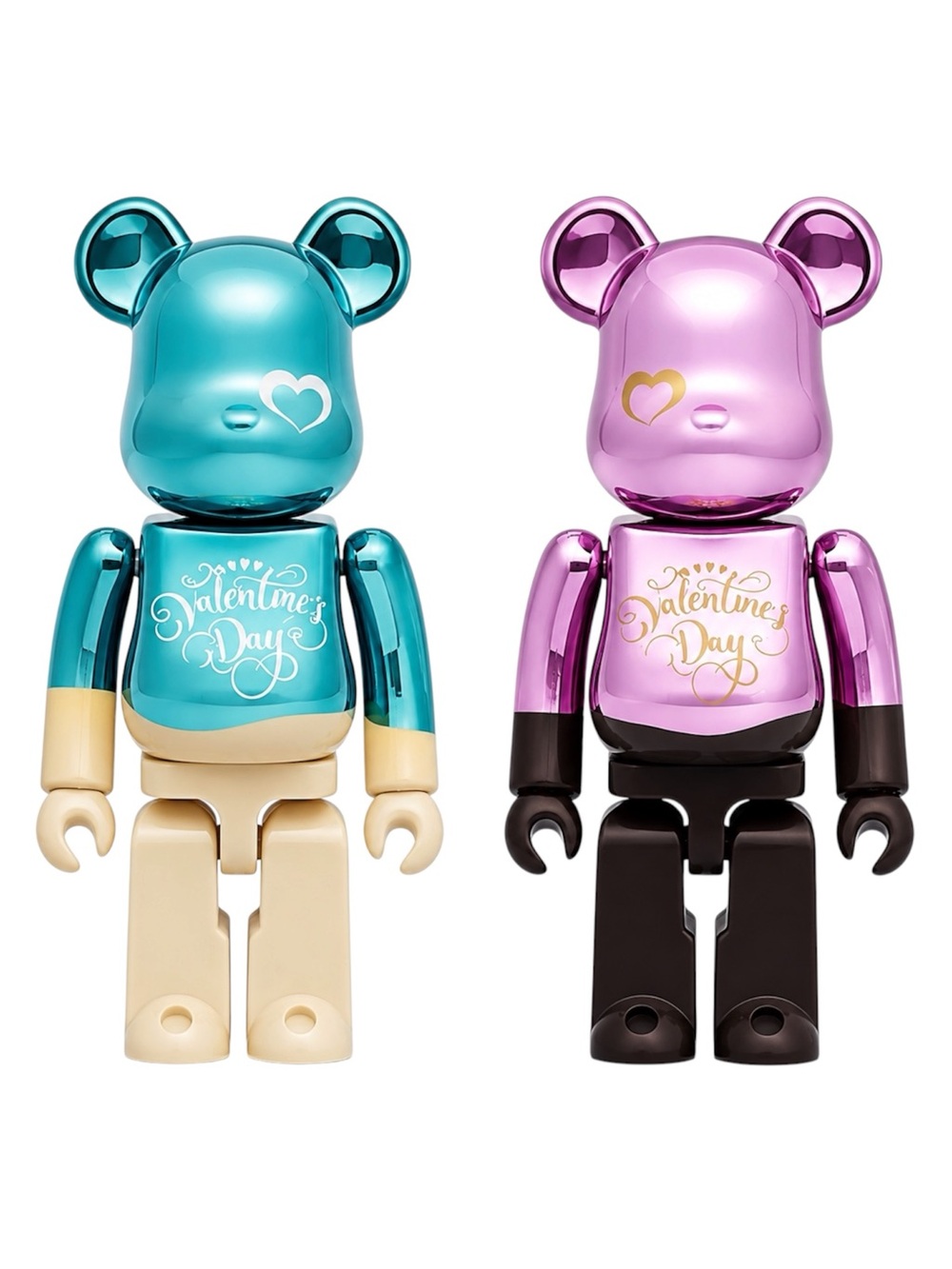 PRE-OWNED BEARBRICK 100% VALENTINE 2018